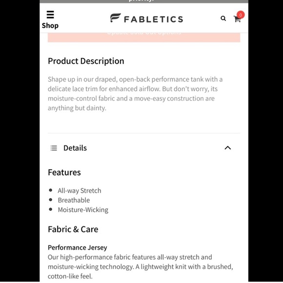 Fabletics tank - Picture 5 of 7